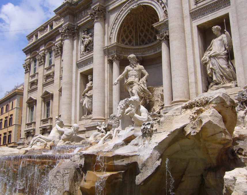 Trevi Fountain møder Xingyan Stone Sculpture: A Clash of Chinese and Western Stone Sculptures