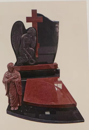 Kina Xingyan - Religiøs tema Stone Sharving Tombstone (Angel and Virgin Mary Shaped)