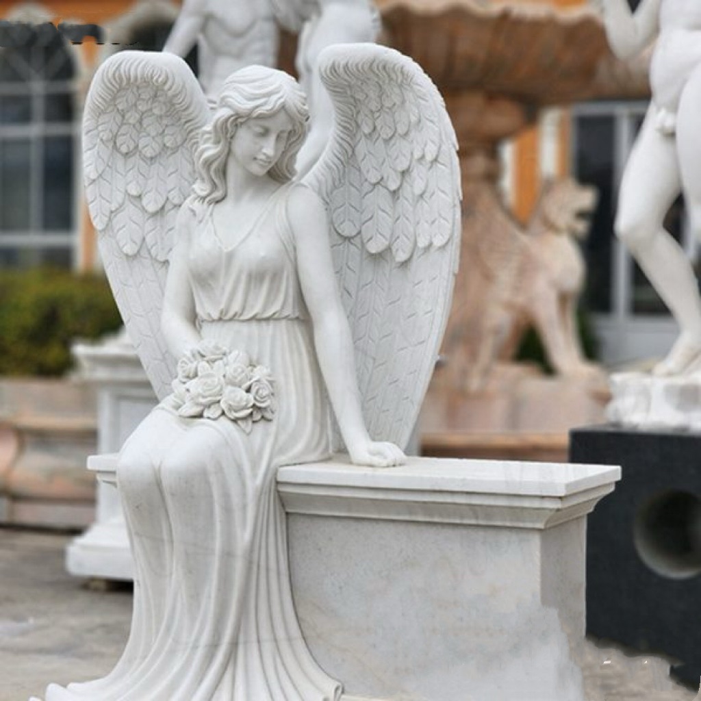 Xingyan European Style Angel Stone skulptur